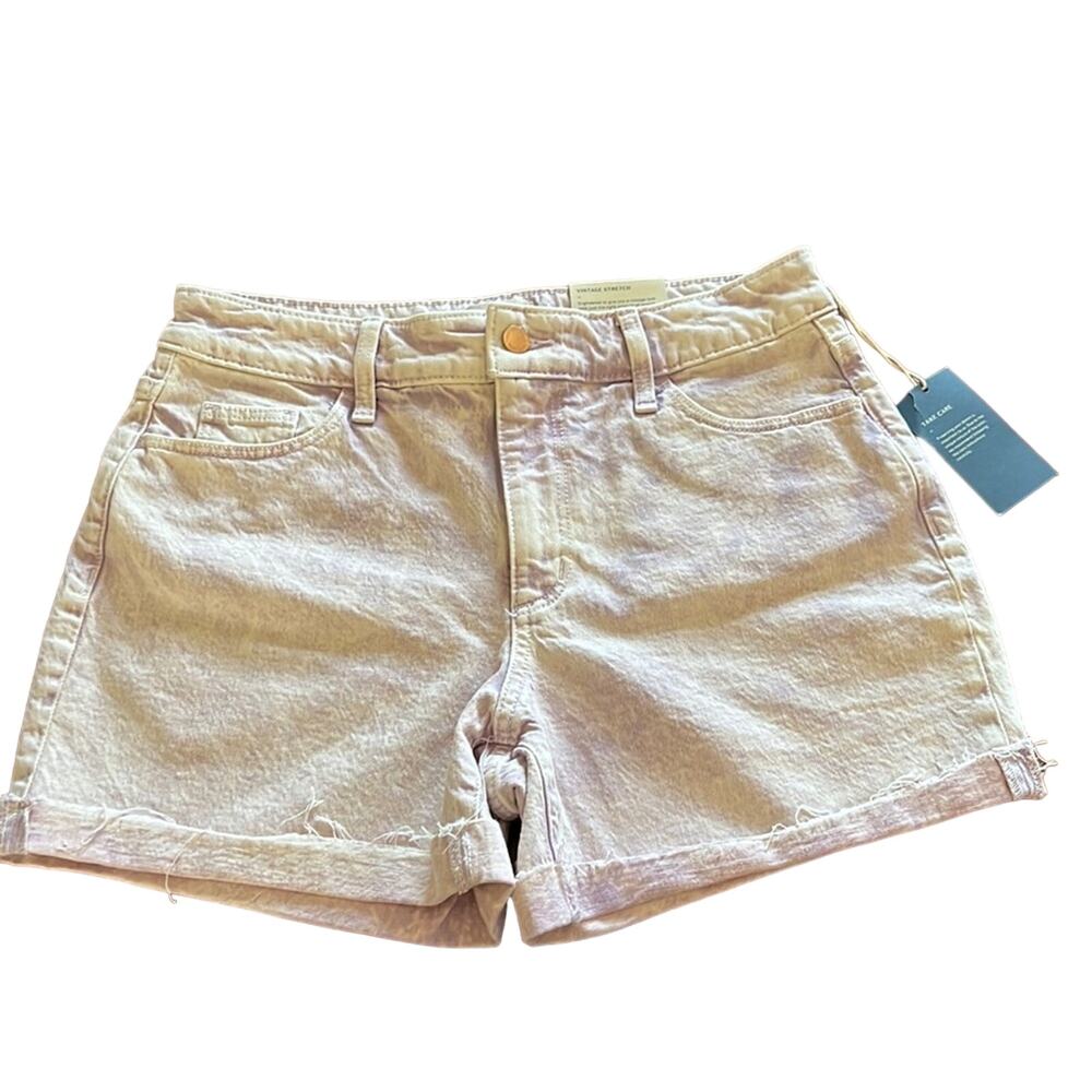 Universal Thread Purple Acid Wash Stretch Denim Shorts Size 6/28 Vintage Look
